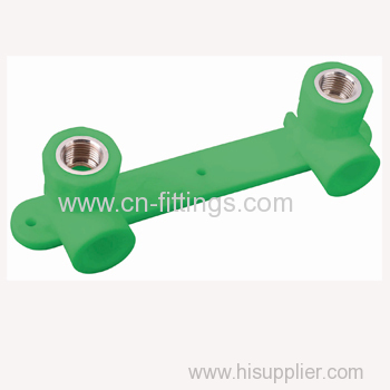 ppr double female mount pipe fittings