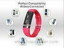 Black / Red / Blue / Orange TPU Smart Wristband Bracelet 0.91 inch