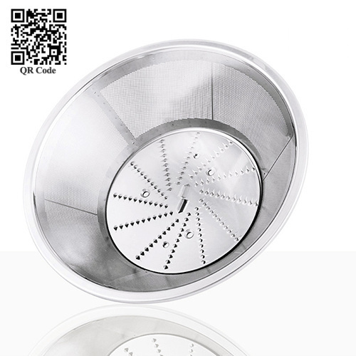 Stainless steel juicer filter basket will rust it