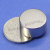 Axially magnetized magnet grade N42 magneti disc D22 x 8mm +/- 0.1mm super strong rare earth magnets on sale