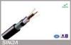 Outdoor armored fiber optic cable with 24 core / 72 cores ultra violet radiation resistant