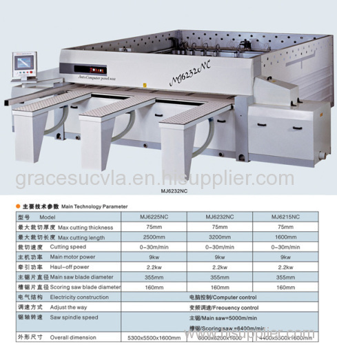 Automatic NC panel sawing machine