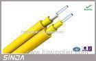 Data Communication Indoor Zip cord Fiber Optic Cable with PVC / LSZH Sheath