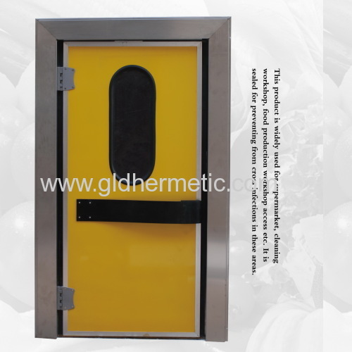 Single Leaf Double Action Swing Doors With Aluminum Door