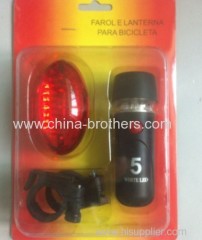 High Quality Bicycle Lamp Set With Egg-Type Taillight