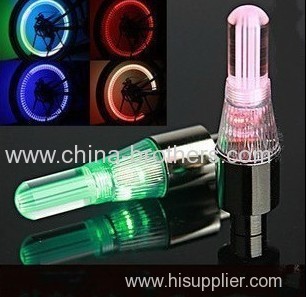 Bicycle Wheel Valve Cap Light