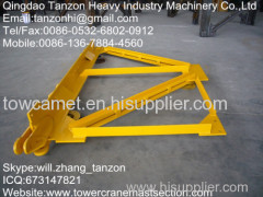 Q345B Steel tower Crane Spare Parts Mast Section