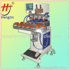 precision pad printing machine 4 color with conveyorautomatic pad printing machine