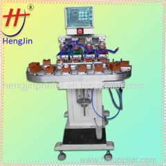 precision pad printing machine 4 color with conveyorautomatic pad printing machine