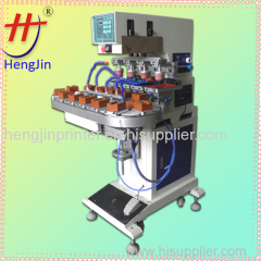 precision pad printing machine 4 color with conveyorautomatic pad printing machine