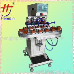 precision pad printing machine 4 color with conveyorautomatic pad printing machine