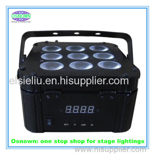 Osnown LED Wireless Battery Powered RGBW/RGBY Stage Par Lighting