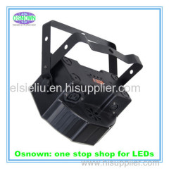 18pcs 1W/3W LED RGB Mini Osnown Black DJ Stage Par Light
