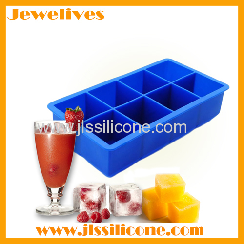 Silicone ice cube tray for wiskey