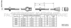 hot forged straight 3/4