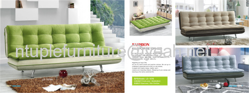 fashionable three seat fabric sofa bed