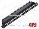 Metal Housing Cat5e 24 Ports FTP Patch Panel for Structure Cabling System