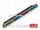 cat5e UTP 1U Colorful Bezel patch panel , 24 port patch panel for Structure Cabling System