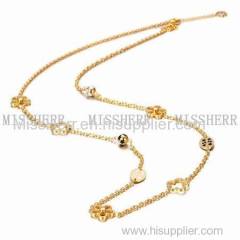 gold plating chain necklace jewellery