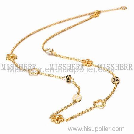 Cheap gold plating chain necklace jewellery