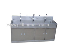 stainless steel surgical scrub sink