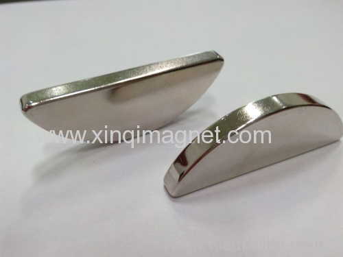 semi-circle permanent magnet nickel coated