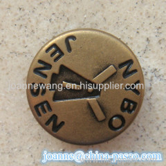 19L brass snap button