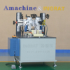 Profile knurling and strip feeding machine