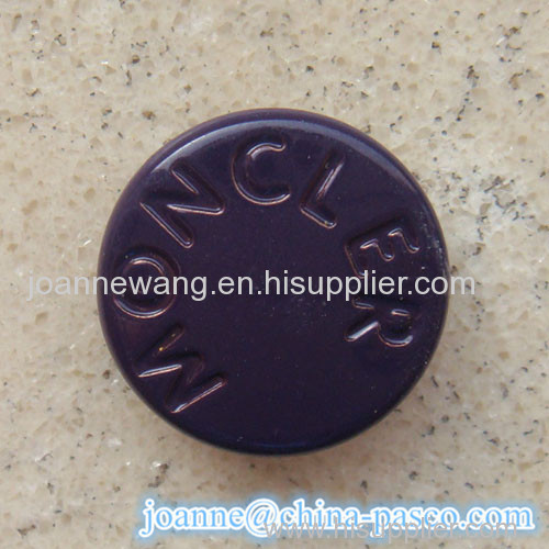 15mm metal button for leather