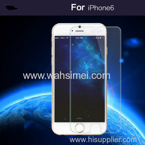 9H hardness 3D round edge tempered glass screen protector for iphone6 and Samsung