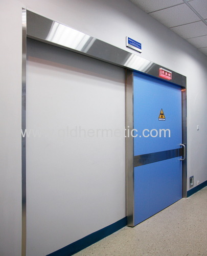 super heavy automatic non-hermetic sliding x-ray doors
