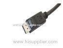 Displayport 1.1 USB Data Transfer Cable HDMI 1.3b Black PVC Premold