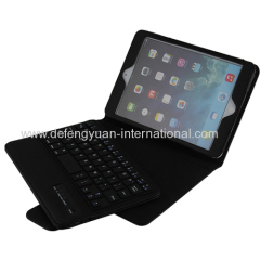 For ipad mini 3 wireless bluetooth keyboard with leather case stand