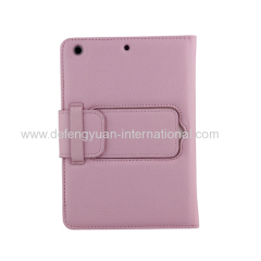 For ipad mini 3 wireless bluetooth keyboard with leather case stand