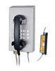 Steel Weatherproof Emergency Phone Wall Mount , Moisture Proof Mining Telephone