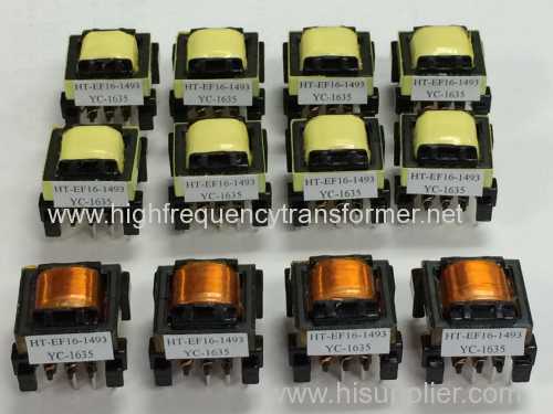 horizontal vertical type high frequency transformer