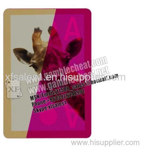 bonus marked cards for IR contact lenses/invisible ink/perspective glasses/IR sunglasses