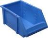Blue Plastic Turnover Box Warehouse Equipments for light duty shelf rack
