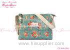 Green Small Floral Girls Messenger bags cross body bags for teenagers