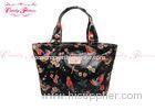 Modern black Floral Printed Reusable Shopping Bags for women , girls