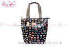 Colorful Lovely big handbags for girls , Cars Pattern black handbags