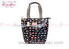 Colorful Lovely big handbags for girls , Cars Pattern black handbags