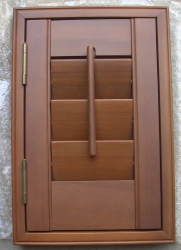 89MM Solid Basswood Plantations Shutter Wooden Shutter 63mm 89mm Louver Plantation basswood Wood Shutter