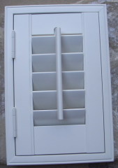 89MM Solid Basswood Plantations Shutter Wooden Shutter 63mm 89mm Louver Plantation basswood Wood Shutter