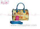 Environmentally Friendly Handbags Floral Canvas Bag with Double Hands