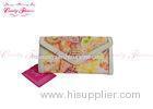 Eco PVC Weatherproof Girls Floral Canvas Bag credit card holder wallet