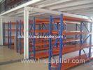 Powder Coated adjustable selective pallet racking blue / gray warehouse shelving units