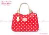 Cute Red and White polka dot Handbag womens tote bags customized