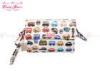 Lovely Waterproof small cosmetic pouch with Buses and Cars Pattern