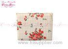 Floral canvas Portable Cosmetic Mirror For bedroom , bathroom